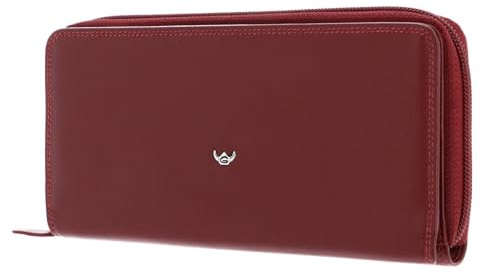 Golden Head Leder Geldbörse Polo RFID Protect RV-Damenbörse 2803 Rot dunkelrot
