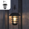 Gadgy Solar Wandleuchte für Außen, LED Solarlampe für Garten, Terrasse & Balkon, wasserdichte Dekobeleuchtung, hängende Wandlampe für den Außenbereich