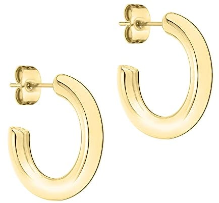 Liebeskind Berlin Creolen LJ-0898-E-20 IP Gold