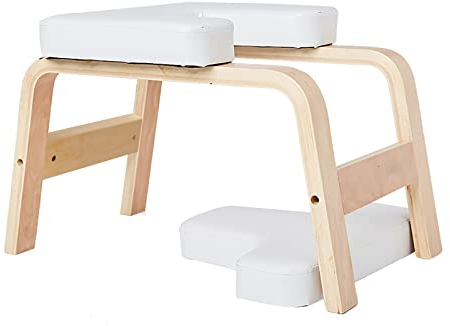 DnKelar Silla de Yoga para Inversión - Taburete para Hacer Sirasanas y Soporte de Cabeza para la Clase de Yoga