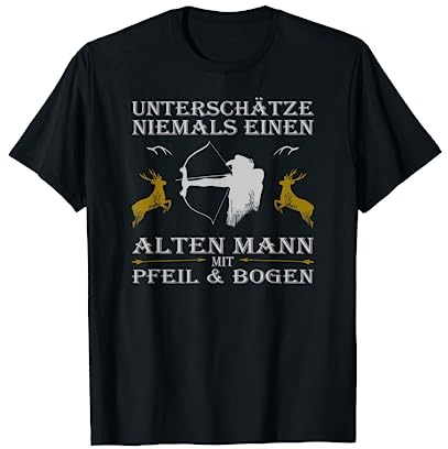 Pfeil & Sportbogen Bogenschütze in Parcours , Bogensport T-Shirt