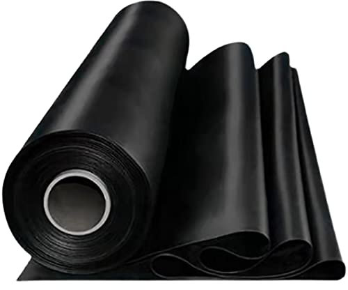 Teichfolien Bachlauf Folie Reiß und Witterungsbeständig Teichfolie 2x2m für Den BAU Von Teichen, Wasserfällen, Stauseen (Color : Black, Size : 9x20m)