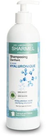 Sharmel Clarifiant Shampoo mit Hyaluronsäure, Ph Alkalin - 0% Sulfat - 0% Silikon - 0% Parabene - 97% Inhaltsstoffe natürlichen Ursprungs - 500ml