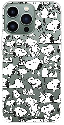 Schutzhülle für iPhone 14 Pro Max, offizielle Snoopy-Silhouette zum Schutz Ihres Handys, flexible Silikonhülle mit offizieller Snoopy-Lizenz