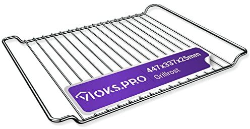 Viоks.pro Backofen Gitterrost Ofenrost 448 х 338 х 26 mm Ersatz Grillrost für Whirlpool 481245819334 GRD001 Indesit C00312479 Backofen Rost - Ofengitter Backofen Gitterrost für Backofen & Herd