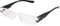 Ultra Schwarz Geblümt 3.50 LED-Lesebrille für Erwachsene Nachtbeleuchtung, Herren-Damen, Presbyopie, Dioptrien mit Lichtern Power-Dioptrienstärke, Vergrößerungslinsen