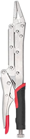 Locking Pliers, 12inch Straight Jaw Extended Long Handle Vise Pliers Fast Release Long Nose Plier