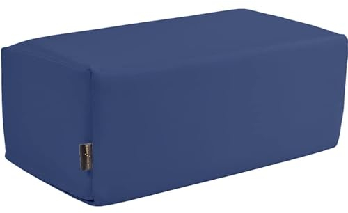 pader medi.tech Orthopädisches Entlastungskissen, Positurkissen 50x25x20cm I Bandscheibenkissen, Stufenkissen, Lagerungskissen für Beine mit festem Schaumkern (21 Royal)