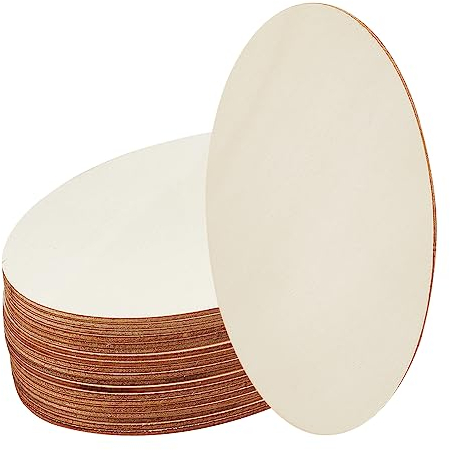 NBEADS 20 Pz Legno Ovale, 14,9×9cm Legno Grezzo Sottile Ovale Artigianato Legno Dischi Di Legno Fette Per Fai Da Te Artigianato Matrimonio Natale Appendere Ornamenti Regalo