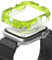 Ringke Fusion Bumper Compatibile con Cover Apple Watch 9/8 / 7 45mm, SE / 6/5 / 4 44mm, Custodia Paraurti Antiurto Protettiva Durevole Trasparente a Doppio Strato per Estate - Neon Green Verde