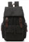 DORRISO Vintage Lona Mochilas Hombre Elegante Viajar Bolsas para 15.6 Pulgada Ordenador Alta Capacidad Retro Mochila Casual Al Aire Libre Cámping Trabajo Lienzo Hombre Backpack Negro