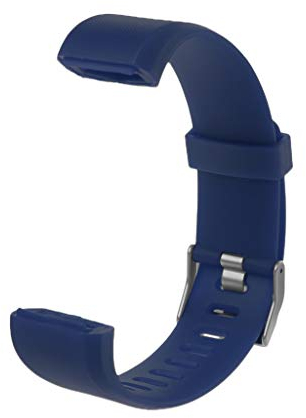 Cenifin Smart Watch Uhrenarmbänder Schnellwechsel-Armband kompatibel mit ID115 PLUS Silikon Soft Strap Uhrenarmband 20mm (blau)
