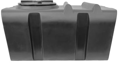 Varile Réservoir d'eau potable de 300 l, noir, sans BPA, filetage en laiton intégré de 3/4, adapté pour les aliments