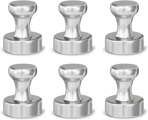 Realth Neodym Magnet 6 Stück 20mm x 25mm Kühlschrankmagnete Kegelmagnete für Magnettafel Kühlschrank Whiteboard Haus Küche Büro Schule(MW2006)
