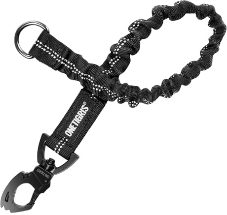 Onetigris Bungee Dog Leash Extension, 20 Shock Absorbing Lead Extender,Prevent Injury on Arm and Shoulder & Save Dogs from Getting Hurt, Great for Bicycle, Running, Walking
