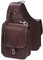 EQUIGEAR Western-Leder-Satteltasche für Pferde | Reitvergnügen Wanderritt geeignet für Reiten und Fassrennen | Satteltasche mit verstellbarem Riemen GRÖSSE: 10X10X3 SA-36