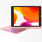 KARFUN Funda Teclado iPad 9/8/7 Generación, 10.2'' 2021 Funda con Teclado, 360° Teclado Inalámbrico Bluetooth con 7 Retroiluminación Auto Sleep Wake9, Touchpad Inteligente, Teclado Español