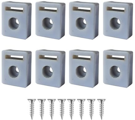 YUANQIAN Paraurti per Porta Scorrevole, Puleggia per Doccia, Fermi in Gomma, Ruote, Accessori, Posizionamento Quadrato per Migliore Sicurezza (Modello-2)
