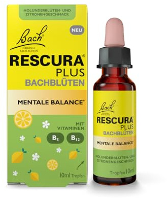 RESCURA NIGHT PLUS Bachblüten Nachtruhe, 10 ml I Bachblütenmischung mit Vitaminen für eine erholsame Nacht I ehemals Rescue das Original
