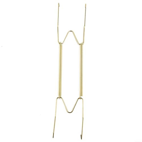 Cintres muraux en acier inoxydable avec crochet à ressort pour décoration murale de la maison (30,5 cm)