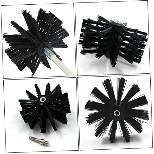 SEWOART Kaminbürsten-Set Für Trocknerentlüftungsbürsten-Set Reinigungsbürste Für Herdkanalbürste Kaminkehrer-Set Einfach Zu Verwendende Bohrmaschine