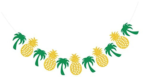 Abaodam 2piezas Hawaiana Decoración Fiesta Garland Tropical Colgante Para Cumpleaños