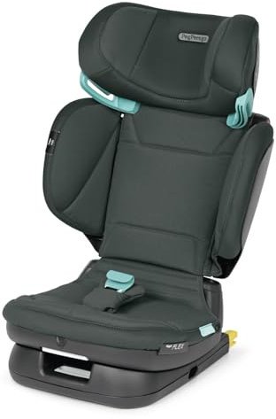 Peg Perego Viaggio Flex Seggiolino Auto ISOFIX con Tecnologia Avanzata, Reclinabile, Pieghevole, Schienale Rinforzato, per Bambini da 100 a 150 cm (3-12 anni), 15-36 kg, Metal