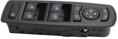 Bywindup Bouton Interrupteur de lève-vitre électrique compatible avec Renault Megane Laguna 2008-2016, remplacement pour 254000015R 809610006R