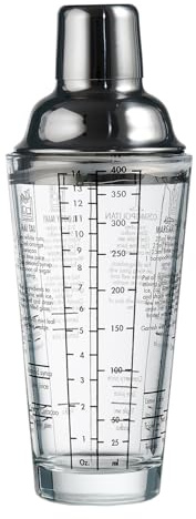 BUTLERS 4er Set Cocktailshaker 400 ml Glas - BARTENDER