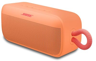 Bose SoundLink Plus: Bluetooth-Boombox, kabelloser Außen-Lautsprecher mit bis zu 20 Stunden Akkulaufzeit, Pfirsichfarbener Sonnenuntergang - Limited Edition