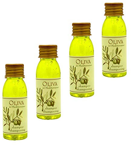 Awek.eu 450 Stück Hotel Shampoo mit Olivenöl Flasche 30ml Oliva Serie