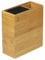 KESPER 58027 Bloc à couteaux non équipé avec boîte à ustensiles en bambou/bloc à couteaux universel/porte-couteaux/porte-ustensiles