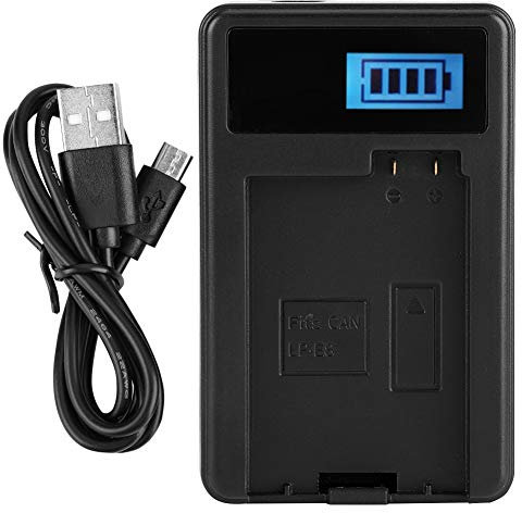 YAFA LP-E8 Batterie pour Appareil Photo LPE8 + Chargeur LCD pour 550D 600D 650D 700D
