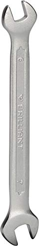 BRILLIANT TOOLS BT010900 Clé plate double 6 x 7 mm