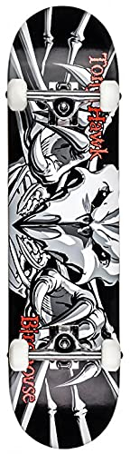 Birdhouse Stage 1 Falcon III Factory Komplettes Skateboard, Schwarz, 19,7 cm