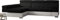 PAOLO Ecksofa Schlaffunktion, Eckcouch mit Bettkasten, Freistehendes Schlafsofa, L-Form Ecksofa, Schlafsofa mit bettfunktion, L-Form Sofa (Schwarz + Weißer Kunstleder (EKO)