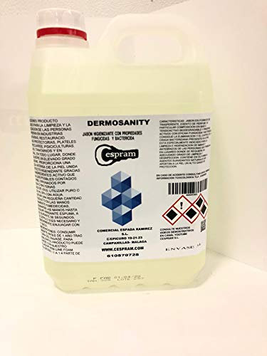 CESPRAM, Jabon de Manos higienizante. Sin aroma. Dermosanity. Envase 5 litros (5)