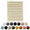 Blumtal Premium Frottier Gästehandtücher Set 12 teilig 100% Baumwolle - Oeko-TEX zertifiziertes Gästehandtuch 12x (30x30 cm) - Ultra saugstarkes Gästetücher Set waschbar °60 - Handtücher Beige