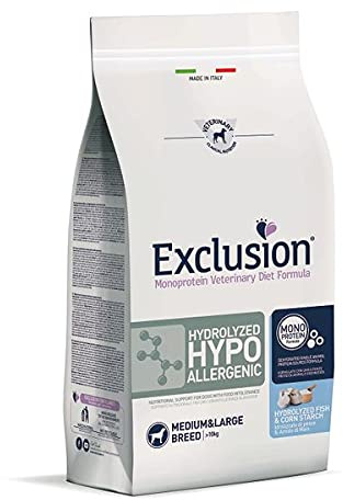 Exclusion Hypo Hydrolizied Fisch medium/Large 12 kg