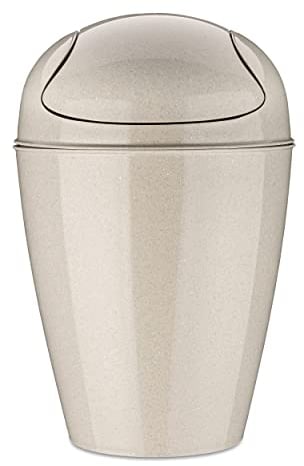 Koziol DEL M Schwingdeckeleimer 12l Recycled Desert Sand