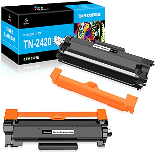 LeciRoba TN-2420 für Brother TN2420 TN-2420 TN2410 TN-2410 toner für Brother DCP-L2530DW L2510D L2537DN L2550DN HL-L2350DW L2310D L2357DW L2370DN L2375DW MFC-L2710DW L2710DN L2730DW L2750DW (2Schwarz)