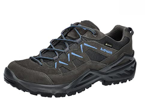 Lowa Herren Wanderschuhe Sirkos Evo GTX Low 310805 Graphite/Blue 43.5