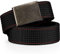 Canvas Gürtel für Herren, Taktischer Gürtels mit Stufenlos Verstellbarer Metallschnalle, Nylon Belt eignen sich für Outdoor-Sport, Arbeit, Golf und Freizeit.
