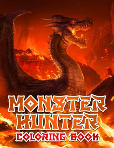 Midnight Monster Hunter Coloring Book: Black Background And Premium Quality Coloring Pages | Impressive Gifts For Teens, Adults Great Gift Ideas for Halloween Occasion