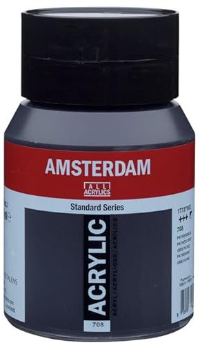 PAINT IT EASY NEU Amsterdam Acrylfarbe 500ml, Paynesgrau