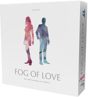 Blackrock Games Fog of Love – Gesellschaftsspiel für 2 Spieler – Spiel 16 Jahre – Spielen Einer romantischen Komödie-Figur – Rollenspiel – lustig und taktisch – Zwei Spieler, Golden