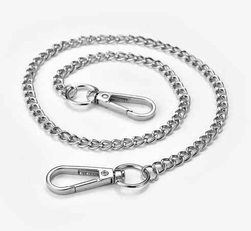 54cm Kette Geldbörse Brieftasche Kette Lange Kette aus Edelstahl Punk-Schlüsselanhänger mit Kette für Biker Trucker Hose Kette Jean-Kette für Männer Frauen