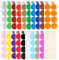 640 Stück Klebepunkte, 50mm klebepunkte Bunt, Glue Dots, Runde Markierungspunkte, Punkte Aufkleber für Klassenzimmer, Büro, Zuhause, Klassifizierung, Kunst, DIY (20 Farben)