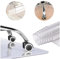Zolta Schreibtischunterlage - Praktisch Mauspad XXL - Schreibtisch Unterlegmatte - Wasserdicht Desk Mat - Schreibtisch Unterlage - Büro Zubehör - 60 x 120 Transparent