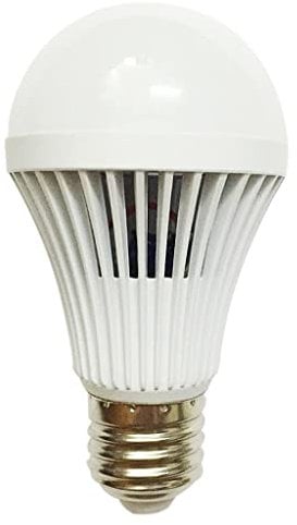 7W E27 Microwave Radar Motion Sensor LED Bulb - White - 68MM